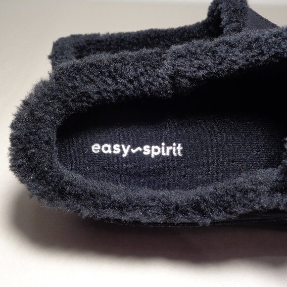 Easy Spirit Size 8.5 M TRAVELFUZZ Black Leather Mule New Women's Shoes - Picture 15 of 16